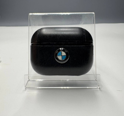 Чехол на AirPods кожаный с марками машин